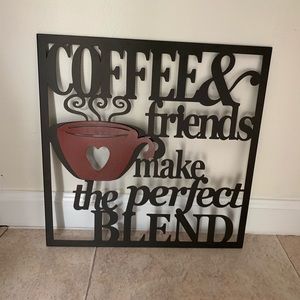 Metal Coffee Sign
